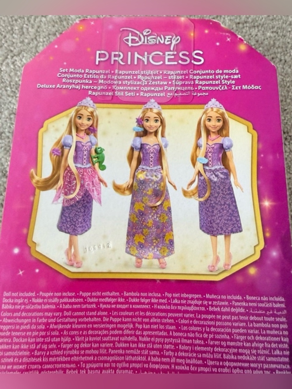 DISNEY - PRINCESS RAPUNZEL STYLE SET - NIB - Picture 4 of 4